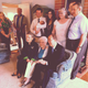 The UN Secretary-General visits Libba Patterson and her family in 2015 (UN Photo)